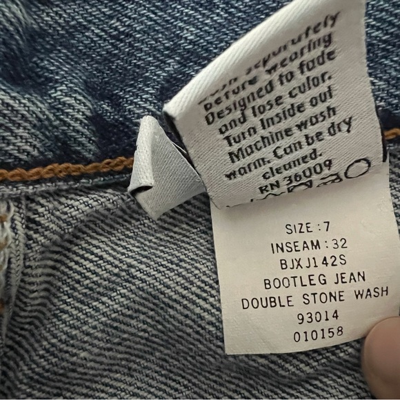 Vintage 90s Calvin Klein bootleg high‎ waisted mom jeans size 7 28x32 - Picture 9 of 9